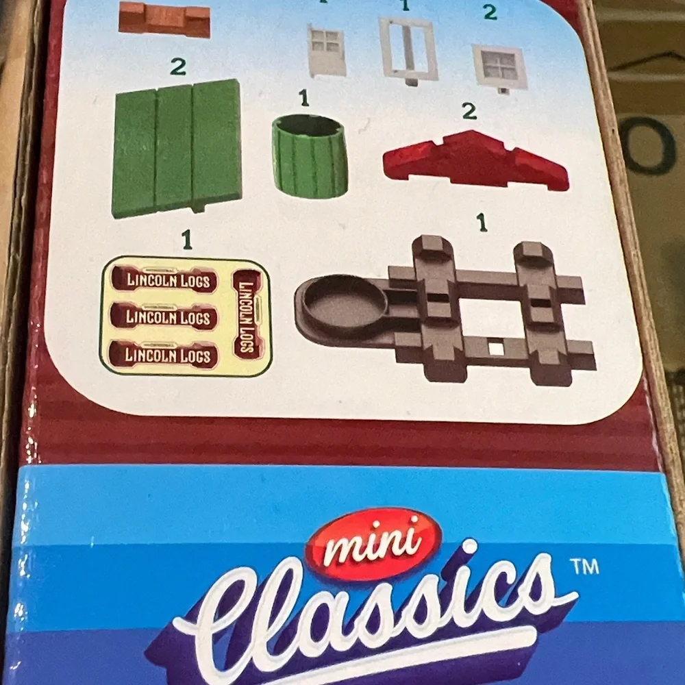 Lincoln Logs Mini Home Building Set - 27 Pieces
